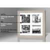image:imageAmericanflat 4x4 Collage Picture Frame  Fits 4  Driftwood  Overall frame size 10x10 Shatterresistant glass sawtooth hangers included fits photos and artDriftwood