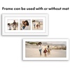 image:imageAmericanflat 4x4 Collage Picture Frame  Fits 4  Driftwood  Overall frame size 10x10 Shatterresistant glass sawtooth hangers included fits photos and artWhite
