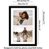 image:imageAmericanflat 4x4 Collage Picture Frame  Fits 4  Driftwood  Overall frame size 10x10 Shatterresistant glass sawtooth hangers included fits photos and artBlack