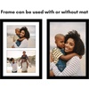 image:imageAmericanflat 4x4 Collage Picture Frame  Fits 4  Driftwood  Overall frame size 10x10 Shatterresistant glass sawtooth hangers included fits photos and artBlack