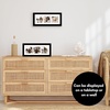 image:imageAmericanflat 4x4 Collage Picture Frame  Fits 4  Driftwood  Overall frame size 10x10 Shatterresistant glass sawtooth hangers included fits photos and artBlack