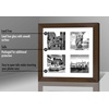 image:imageAmericanflat 4x4 Collage Picture Frame  Fits 4  Driftwood  Overall frame size 10x10 Shatterresistant glass sawtooth hangers included fits photos and artWalnut