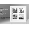 image:imageAmericanflat 4x4 Collage Picture Frame  Fits 4  Driftwood  Overall frame size 10x10 Shatterresistant glass sawtooth hangers included fits photos and artWhite