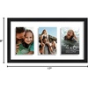 image:imageAmericanflat 4x6 Collage Picture Frame  Fits 4  Engineered Wood  WhiteBlack