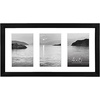 image:imageAmericanflat 4x6 Collage Picture Frame  Fits 4  Engineered Wood  WhiteBlack