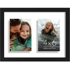 image:imageAmericanflat 4x6 Collage Picture Frame  Fits 4  Engineered Wood  WhiteBlack