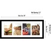 image:imageAmericanflat 4x6 Collage Picture Frame  Fits 4  Engineered Wood  WhiteBlack