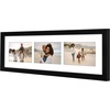image:imageAmericanflat 4x6 Collage Picture Frame  Fits 4  Engineered Wood  WhiteBlack