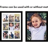 image:imageAmericanflat 4x6 Collage Picture Frame  Fits 4  Engineered Wood  WhiteBlack