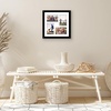 image:imageAmericanflat 4x6 Collage Picture Frame  Fits 4  Engineered Wood  WhiteBlack