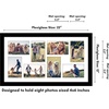 image:imageAmericanflat 4x6 Collage Picture Frame  Fits 4  Engineered Wood  WhiteBlack