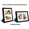 image:imageAmericanflat 4x6 Collage Picture Frame  Fits 4  Engineered Wood  WhiteBlack