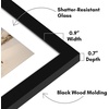 image:imageAmericanflat 4x6 Collage Picture Frame  Fits 4  Engineered Wood  WhiteBlack