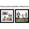 image:imageAmericanflat 4x6 Collage Picture Frame  Fits 4  Engineered Wood  WhiteBlack