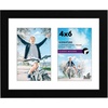 image:imageAmericanflat 4x6 Collage Picture Frame  Fits 4  Engineered Wood  WhiteBlack