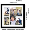 image:imageAmericanflat 4x6 Collage Picture Frame  Fits 4  Engineered Wood  WhiteBlack