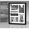 image:imageAmericanflat 4x6 Collage Picture Frame  Fits 4  Engineered Wood  WhiteBlack