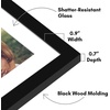 image:imageAmericanflat 4x6 Collage Picture Frame  Fits 4  Engineered Wood  WhiteBlack