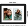 image:imageAmericanflat 4x6 Collage Picture Frame  Fits 4  Engineered Wood  WhiteBlack