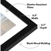 image:imageAmericanflat 4x6 Collage Picture Frame  Fits 4  Engineered Wood  WhiteBlack
