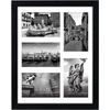 image:imageAmericanflat 4x6 Collage Picture Frame  Fits 4  Engineered Wood  WhiteBlack
