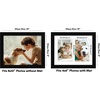 image:imageAmericanflat 4x6 Collage Picture Frame  Fits 4  Engineered Wood  WhiteBlack