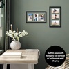 image:imageAmericanflat 4x6 Collage Picture Frame  Fits 4  Engineered Wood  WhiteBlack