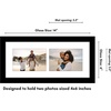 image:imageAmericanflat 4x6 Collage Picture Frame  Fits 4  Engineered Wood  WhiteBlack