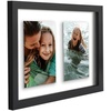 image:imageAmericanflat 4x6 Collage Picture Frame  Fits 4  Engineered Wood  WhiteBlack