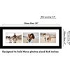 image:imageAmericanflat 4x6 Collage Picture Frame  Fits 4  Engineered Wood  WhiteBlack