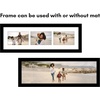 image:imageAmericanflat 4x6 Collage Picture Frame  Fits 4  Engineered Wood  WhiteBlack