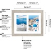 image:imageAmericanflat 4x6 Collage Picture Frame  Fits 4  Engineered Wood  WhiteDriftwood