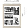 image:imageAmericanflat 4x6 Collage Picture Frame  Fits 4  Engineered Wood  WhiteDriftwood