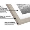 image:imageAmericanflat 4x6 Collage Picture Frame  Fits 4  Engineered Wood  WhiteDriftwood