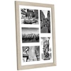 image:imageAmericanflat 4x6 Collage Picture Frame  Fits 4  Engineered Wood  WhiteDriftwood