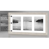image:imageAmericanflat 4x6 Collage Picture Frame  Fits 4  Engineered Wood  WhiteDriftwood