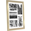 image:imageAmericanflat 4x6 Collage Picture Frame  Fits 4  Engineered Wood  WhiteGold