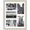 image:imageAmericanflat 4x6 Collage Picture Frame  Fits 4  Engineered Wood  WhiteLight Wood