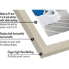 image:imageAmericanflat 4x6 Collage Picture Frame  Fits 4  Engineered Wood  WhiteLight Wood