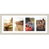 image:imageAmericanflat 4x6 Collage Picture Frame  Fits 4  Engineered Wood  WhiteLight Wood