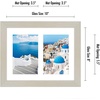 image:imageAmericanflat 4x6 Collage Picture Frame  Fits 4  Engineered Wood  WhiteLight Wood