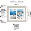 image:imageAmericanflat 4x6 Collage Picture Frame  Fits 4  Engineered Wood  WhiteLight Wood
