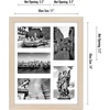 image:imageAmericanflat 4x6 Collage Picture Frame  Fits 4  Engineered Wood  WhiteLight Wood