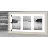 image:imageAmericanflat 4x6 Collage Picture Frame  Fits 4  Engineered Wood  WhiteLight Wood