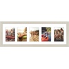 image:imageAmericanflat 4x6 Collage Picture Frame  Fits 4  Engineered Wood  WhiteLight Wood