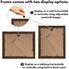 image:imageAmericanflat 4x6 Collage Picture Frame  Fits 4  Engineered Wood  WhiteWalnut