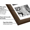 image:imageAmericanflat 4x6 Collage Picture Frame  Fits 4  Engineered Wood  WhiteWalnut