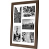 image:imageAmericanflat 4x6 Collage Picture Frame  Fits 4  Engineered Wood  WhiteWalnut