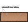 image:imageAmericanflat 4x6 Collage Picture Frame  Fits 4  Engineered Wood  WhiteWalnut