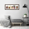 image:imageAmericanflat 4x6 Collage Picture Frame  Fits 4  Engineered Wood  WhiteWalnut